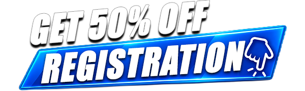 Get 50% Off on Registration